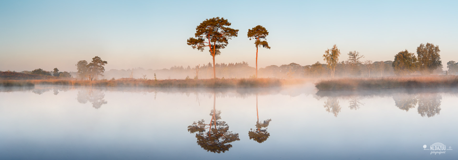 Panorama van de Hatertse Vennen