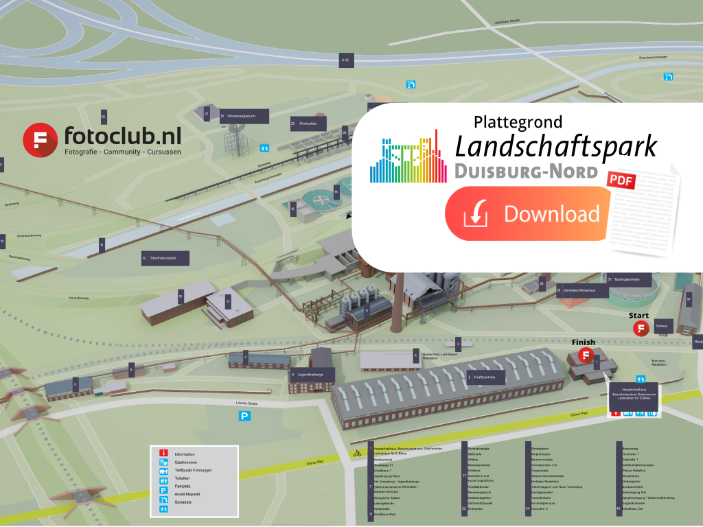 Plattegrond-Landsxchaftspark-Duisburg-Nord